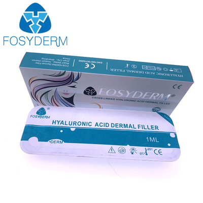 1ml Hyaluronic όξινο δερμικό υλικό πληρώσεως Fosyderm εγχύσεων για το χείλι