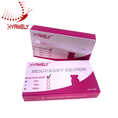 5ml μη διαγώνιο συνδεμένο Hyaluronic όξινο για άνδρες και για γυναίκες πακέτο ορών Mesotherapy 5vials σε ένα κιβώτιο