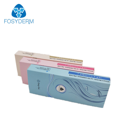 Hyaluronic όξινη δερμική Fosyderm πιστοποίηση CE ISO περιγράμματος υλικών πληρώσεως του προσώπου