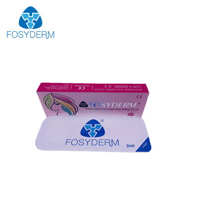 Fosyderm 2ml δερμικό δερμικό υλικό πληρώσεως εγχύσεων χειλικών υλικών πληρώσεως Hyaluronic όξινο