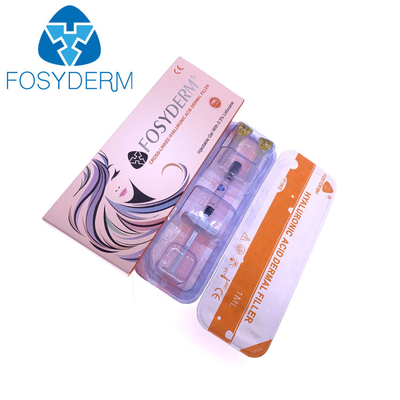 Fosyderm Hyaluronic όξινο προσώπου δερμικό πήκτωμα 1ml 2ml 5ml εκταρίου υλικών πληρώσεως συνδεμένο σταυρός
