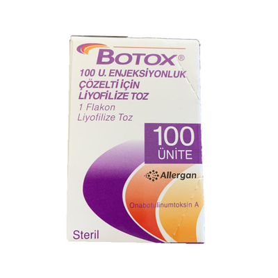 Έγχυση Allergan Botox ρυτίδων αντι γήρανσης η αντι δακτυλογραφεί 100 μονάδες