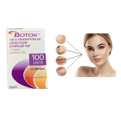 Botulinum λειτουργία αφαίρεσης ρυτίδων εγχύσεων Botox τοξινών Allergan 100units