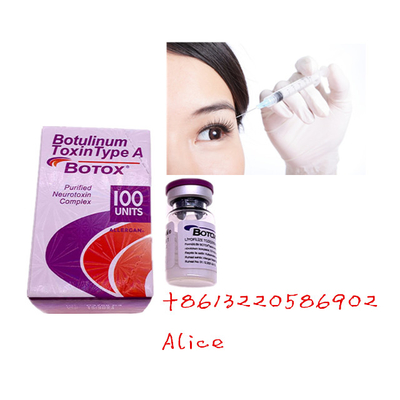 Botulinum τύπος Α 100units Allergan Botox εγχύσεων τοξινών φροντίδας δέρματος