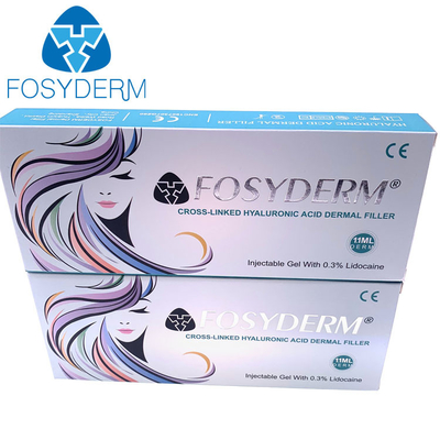 Χειλική πιό παχουλή έγχυση υλικών πληρώσεως Fosyderm 1ml Derm Hyaluronic όξινη δερμική