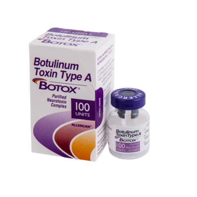 Η Botulinum τοξίνη Allergan δακτυλογραφεί ένα  Hyaluronic οξύ υλικών πληρώσεως 100 μονάδων δερμικό