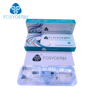 Hyaluronic όξινο δερμικό υλικό πληρώσεως Fosyderm για τη χειλική έγχυση 24mg/Ml προσώπου