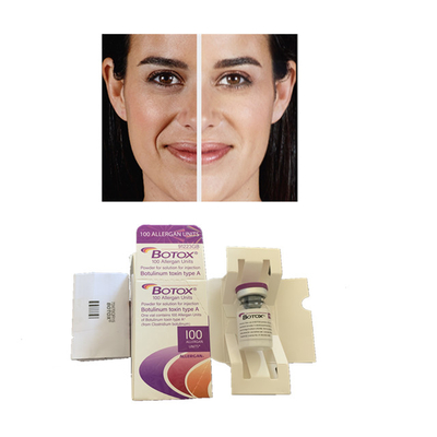 Το Allergan  100 μονάδα δακτυλογραφεί μια Botulinum τοξίνη αντι ρυτίδων αντι γήρανσης χρήσης προσώπου