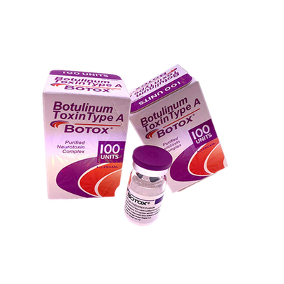 Αλλεργιογόνο Μποτουλίνιο Τοξίνη Μποτόξ 100 μονάδες Απομάκρυνση ρυτίδων Ενέσιμη