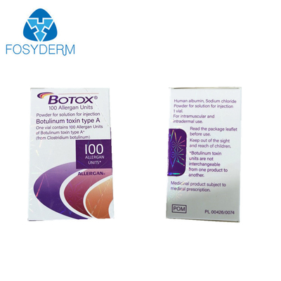 Τοξίνη Μποτουλίνου Με ισχυρή αλλεργιογόνος ουσία Μποτοξ για την αντιμετώπιση των ρυτίδων