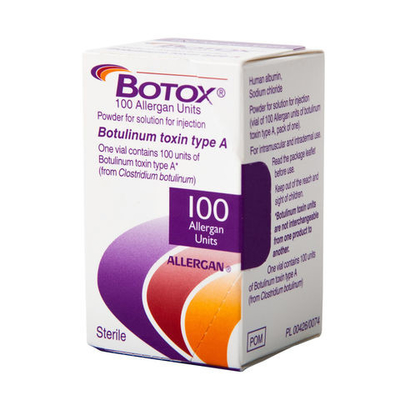 100iu Botulinum Toxin Ενέσιμη Απομάκρυνση ρυτίδων Αλλεργικός Δυσπορτικός Μποτουλαξίτης