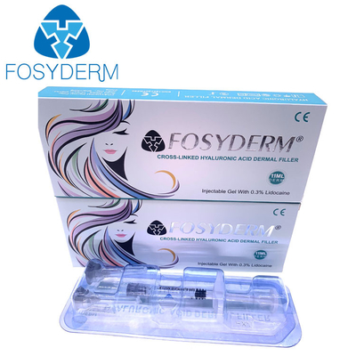 Υψηλής ποιότητας ιατρική ποιότητα 1ml 2ml 5ml χείλη πρόσωπο βαθύ υαλουρονικό οξύ δερματικό γέμισμα