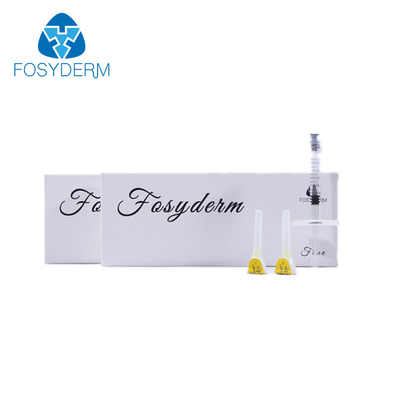 Λεπτά Hyaluronic όξινα υλικά πληρώσεως ρυτίδων Fosyderm 1ml 2ml για την έγχυση προσώπου