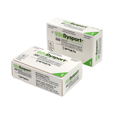 Dysport 500iu Botulinum Toxin Λευκή σκόνη Dysport για την καταπολέμηση των ρυτίδων