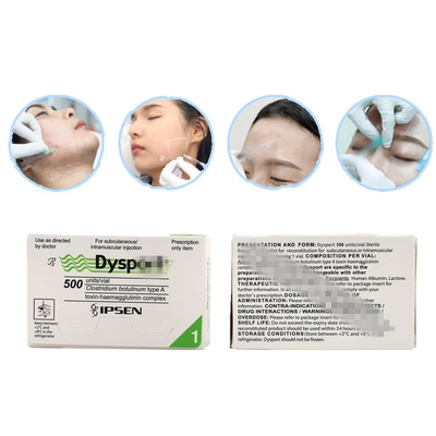 Dysport 500 Dysport 500iu Ενέσιμη τοξίνης του μποτουλίνου για την αφαίρεση ρυτίδων