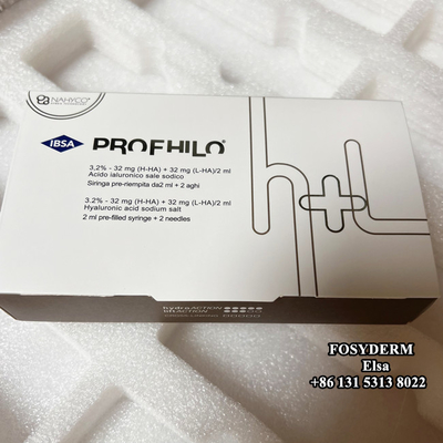 Διαφανές Profhilo Skin Booster Υαλουρονικό οξύ Δερμικό γεμιστήρα Μια σύριγγα ανά κουτί Συμπεριλαμβάνεται σύριγγα