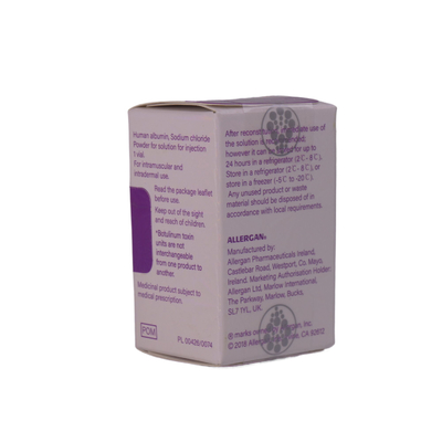 Ένεση Botox Allergan 100 Μονάδων για Εξάλειψη Ρυτίδων