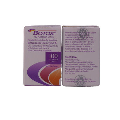 Allergan 100iu Ένεση τοξίνης αλλαντίασης Υαλουρονικό οξύ