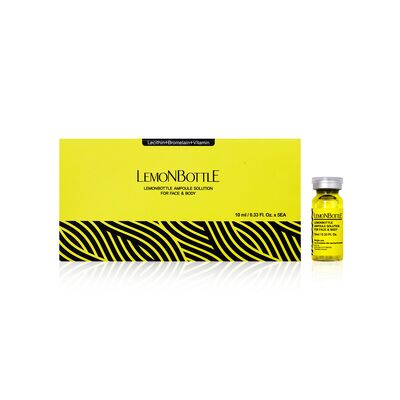 10 Ml Lemon Infused Fat Reduction Bottles for Slimming Solutions