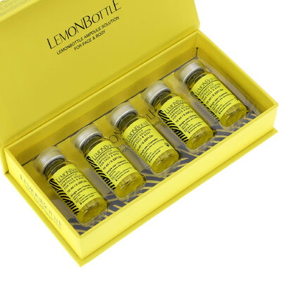 Lemon Bottle Ampoule Solution 10ml×5 Lipolysis Solution To Dissolve Fat