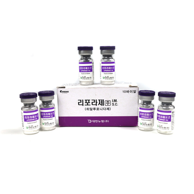 Διαλύστε το δερμικό υλικό πληρώσεως 10 κορεατικό Hyaluronidase Liporase φιαλιδίων