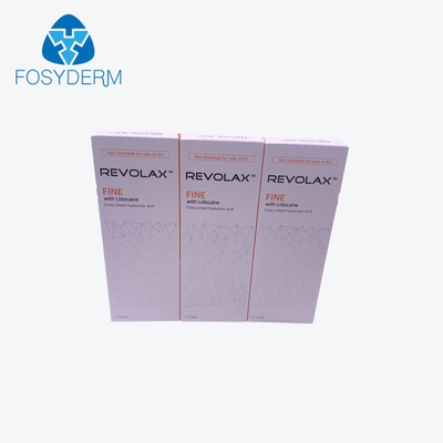 Revolax Hyaluronic όξινες εγχύσεις λιδοκαΐνης 1,1 μιλ. λεπτές 0,3% για τις ρυτίδες