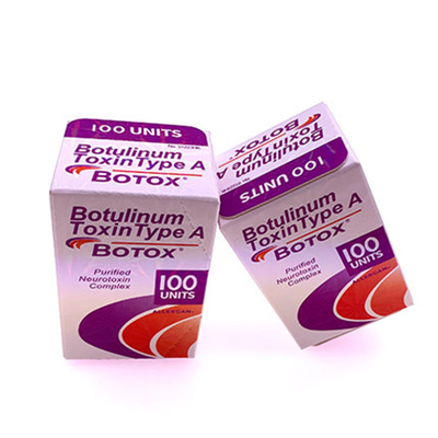 100 IU Botulinum τοξινών δακτυλογραφούν μια αντι έγχυση Botox ρυτίδων Allergan