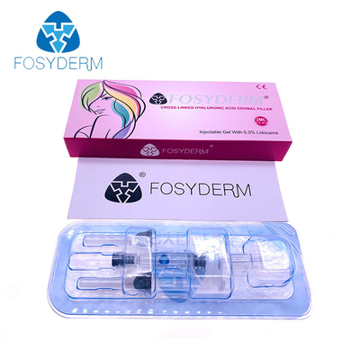 Χειλικό υλικό πληρώσεως Fosyderm 2Ml που αφαιρεί το μέσο Hyaluronic οξύ ρυτίδων