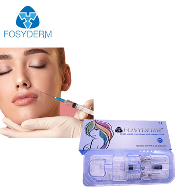 Βαθύ δερμικό υλικό πληρώσεως Fosyderm για το Hyaluronic οξύ εκταρίου πηγουνιών μύτης