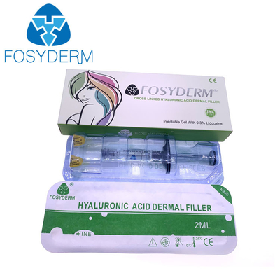 Υλικά πληρώσεως Fosyderm 2ml για του προσώπου Hyaluronic όξινο δερμικό λεπτών γραμμών