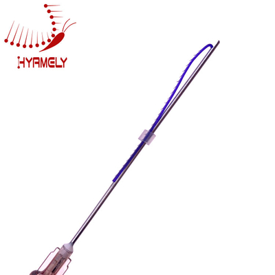 Ανυψωτική βελόνα νημάτων 19G Hyamely PDO μύτης διορθώσιμη/μη διορθώσιμη