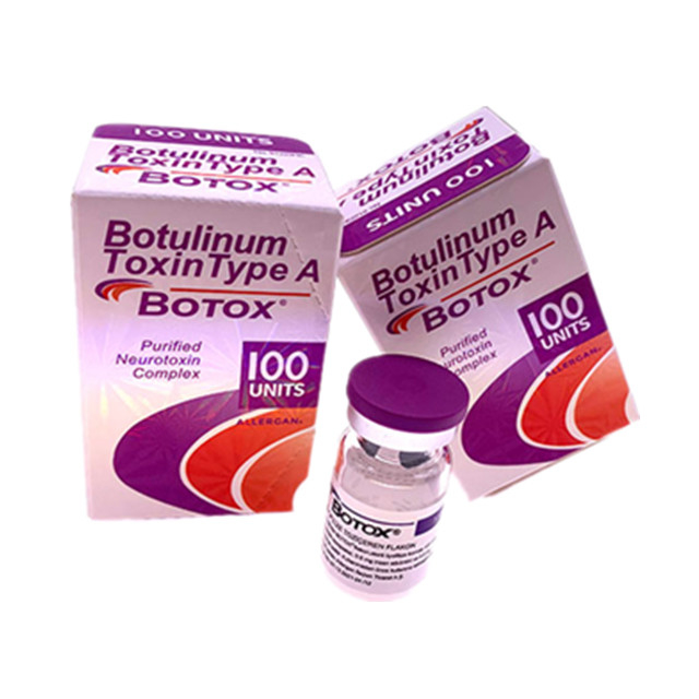 Οι Botulinum εγχύσεις τοξινών Allergan αφαίρεσης ρυτίδων δακτυλογραφούν ένα 100iu