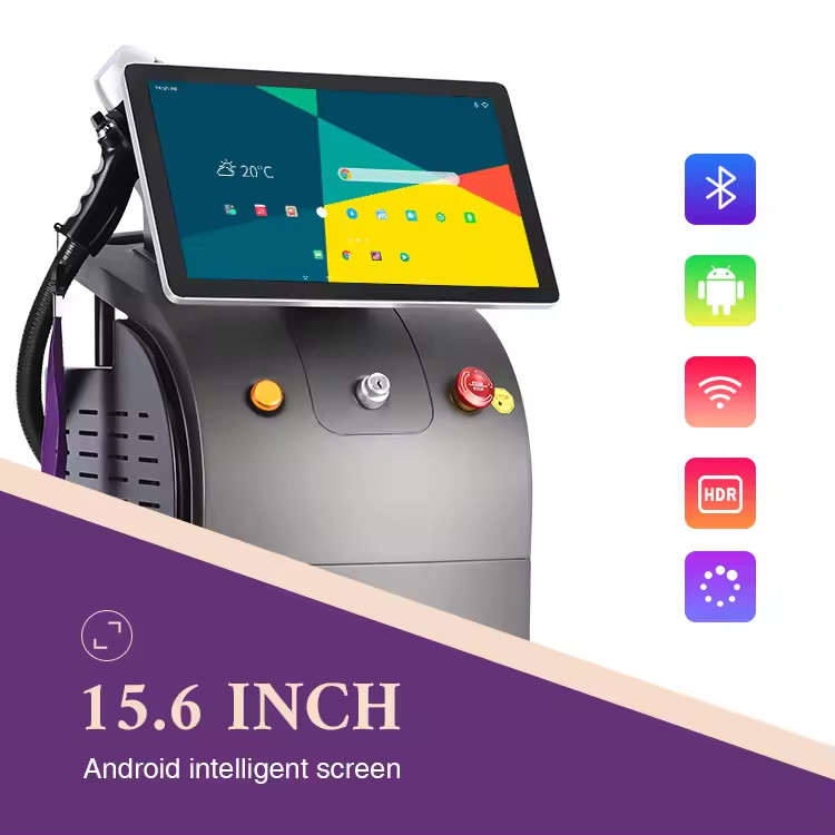 Φύση 10-120J/cm2 808nm Διοδικός Λαζερική Μηχανή Αποτρίχωσης για όλους τους τύπους μαλλιών και δέρματος