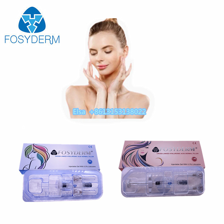 Fosyderm 2ml Χυαλουρονικό Gel Ενέσεις Δερματικού Εμπλήρωσης Για Φροντίδα Δέρματος Προσώπου και Μύτης