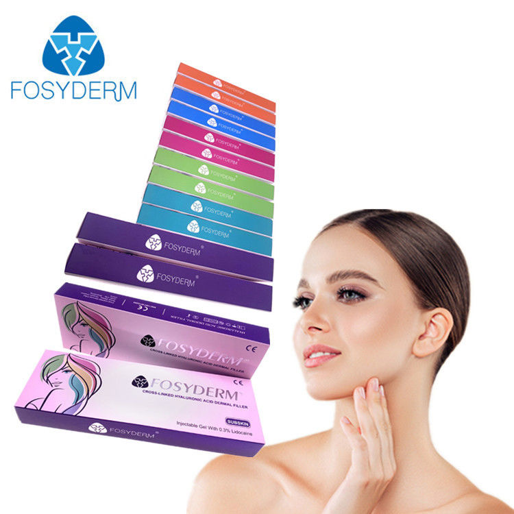 Fosyderm HA πλήρωσης έγχυσης για το πρόσωπο και το σώμα 1ml 2ml 5ml 10ml 20ml 50ml