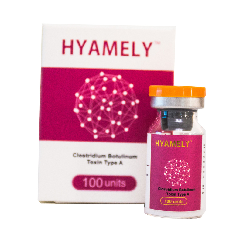 Η Botulinum τοξίνη δακτυλογραφεί τις αντι ρυτίδες  Hyamely 100 μονάδες