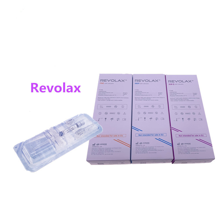 Αντι ρυτίδα υλικών πληρώσεως 1.1ml Revolax του προσώπου πλαστική Hyaluronic όξινη δερμική