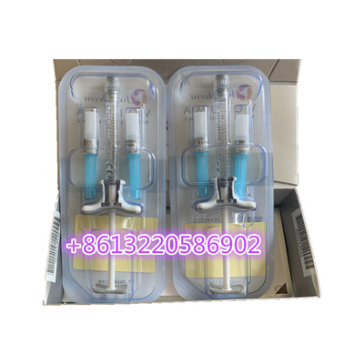 Juvederm υπερβολικά υλικά πληρώσεως 2x1ml/Box χειλικής αύξησης voluma Hyaluronic όξινα