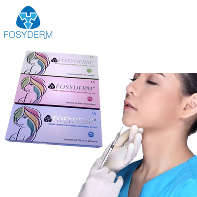 Λεπτό Derm βαθύ δερμικό υλικό πληρώσεως Fosyderm 2ml για το του προσώπου χειλικό πηγούνι ρυτίδων