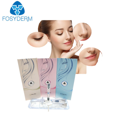 CE εκτάριο δερμικές χειλικές εγχύσεις Fosyderm 1ml υλικών πληρώσεως Hyaluronic όξινες