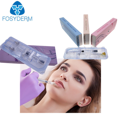 Μύτη πηγουνιών επάνω στο Hyaluronic όξινο δερμικό υλικό πληρώσεως 2ml με τη λιδοκαΐνη
