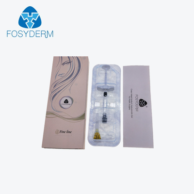 Λεπτές γραμμές 1Ml Fosyderm και Hyaluronic όξινο δερμικό υλικό πληρώσεως 2Ml