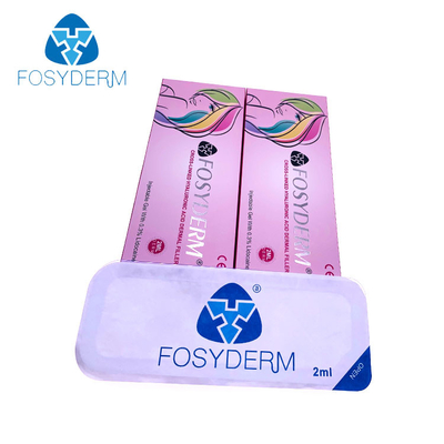 Χειλικό υλικό πληρώσεως Fosyderm 2Ml που αφαιρεί το μέσο Hyaluronic οξύ ρυτίδων